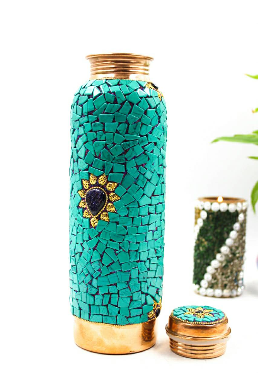neru design works 噴き Copper Fuel Bottle&cup
